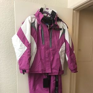 New Spyder Ski Snowboard Set For Women, L, Pink